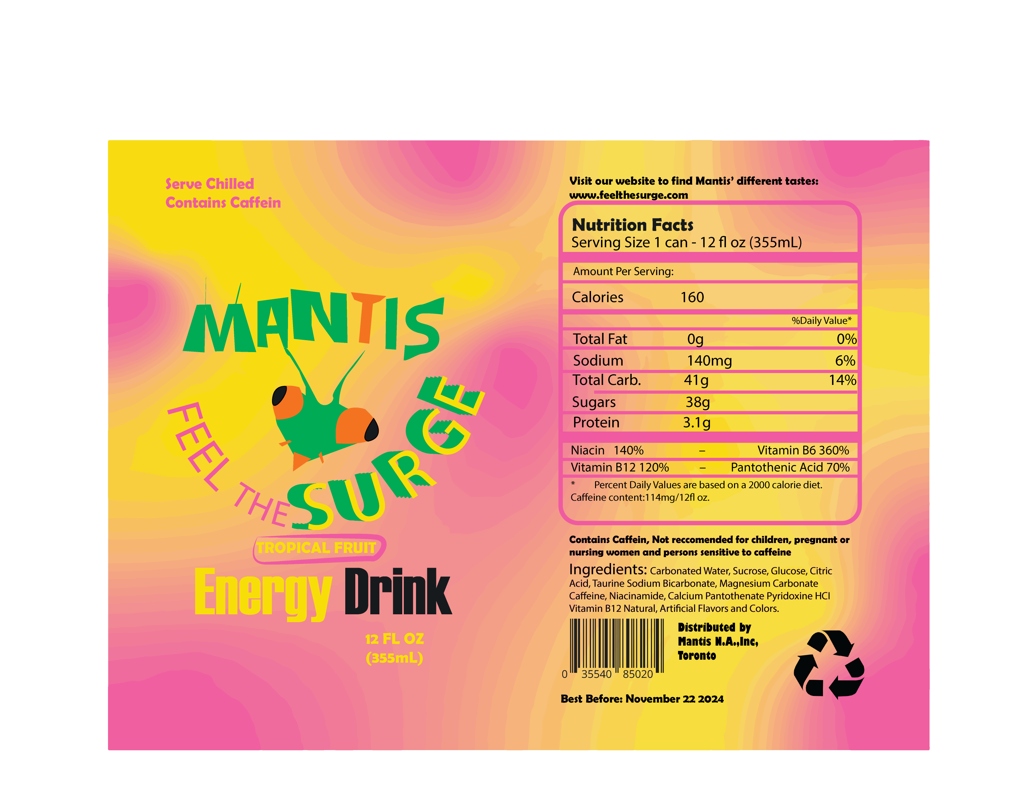 Bottle picture design.